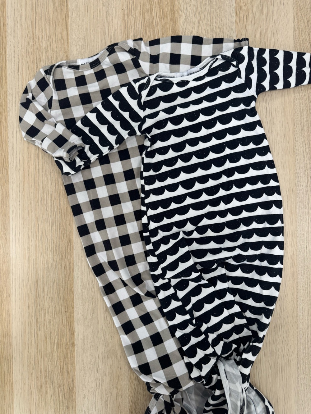 Swaddle Set Knotted Gown The OVer Company Baby Sleepers